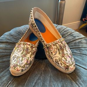 Louboutin Melides canvas espadrilles